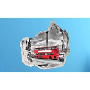 3D fototapeta, Autobus, 100 x100cm