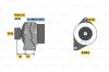 BOSCH Alternátor 0986049540