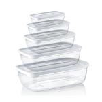 5-dielná sada úložnych boxov/ dózy