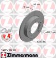 ZIMMERMANN Brzdový kotúč 540530720