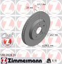 ZIMMERMANN Brzdový kotúč 590282820