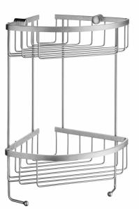 SO - SIDELINE DS2031 - Rohový košík do sprchy dvojitý