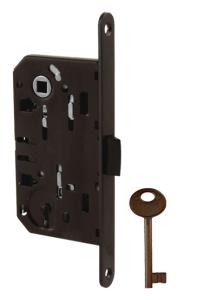 VR - Zámok na dvere 90 BB - 035/199 BB otvor pre kľúč, 90 mm