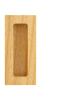 FK - Mušľa na dvere drevená, masív - 100.46.18 bez otvoru