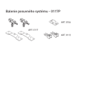SC - Balenie posuvného systému 100 LEGGERA art. 0117P