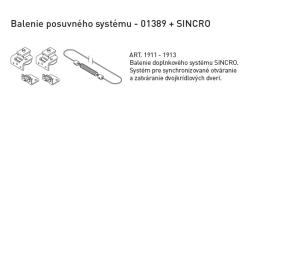 SC - Balenie doplnkového systému SINCRO