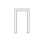 SC - Profil hliníkový pod dvere MB art. 0251