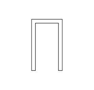 SC - Profil hliníkový pod dvere MB art. 0251