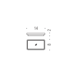 CB - FOREVER/OVER B7051 - Náhradná miska na mydlo