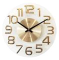 Nástenné hodiny JVD HT098.1 Gold, 35cm