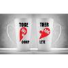 Hrnčeky pre páry Latte, Together We Are Complet, 2ks x 450ml