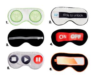 Maska na oči rôzne motívy, ME TIME