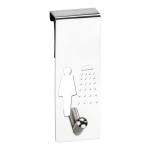 Dverový vešiak z ušľachtilej ocele na uteráky , Sprcha - Žena