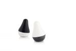 Dvojica mlynčekov na soľ / korenie FINUM Switch My Look ™, čierny / biely