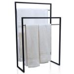 Stojan na uteráky Flexys st_r1-1, čierna