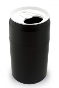 Odpadkový kôš Qualy Capsule Can, čierny