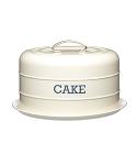 Podnos s poklopom KITCHEN CRAFT Cake Tin, krémový