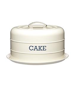 Podnos s poklopom KITCHEN CRAFT Cake Tin, krémový