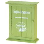 Nostalgická skrinka na kľúče, zelená