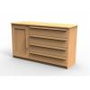 Komoda z luxusného masívu P3DZ, BUK prírodný