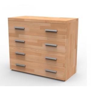 Masívna komoda N4Z, BUK prírodný