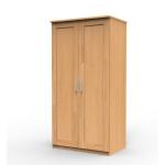 Dvojdverová masívna skriňa UNI2 DD, BUK prírodný