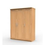 Luxusná skriňa z masívu UNI3 DDD, BUK prírodný