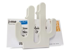 Stojan na dopisy J-ME Kaktus biely