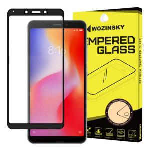 Tvrdené sklo celopovrchové 9H Wozinsky čierne – Xiaomi Redmi 6A