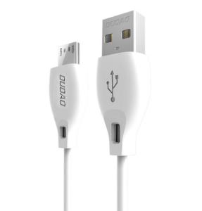 Dátový kábel Dudao L4M 2,4A Micro USB 1m biely