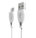 Dátový kábel Dudao L4M 2,4A Micro USB 2m biely