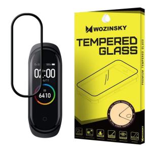 Tvrdené sklo celopovrchové 9H Wozinsky čierne – Xiaomi Mi Band 3 / 4