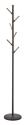 Vešiak Yamazaki Plain Pole Hanger, čierny