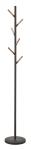 Vešiak Yamazaki Plain Pole Hanger, čierny