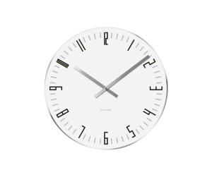 Nástenné/ stolné hodiny KA5615WH, Karlsson Slim Index small, 17cm