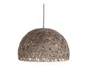 Závesná lampa Leitmotiv Nest dome large dark brown, 40cm