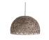 Závesná lampa Leitmotiv Nest dome large dark brown, 40cm