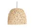 Závesná lampa Leitmotiv Nest cone large natural, 40cm