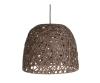 Závesná lampa Leitmotiv Nest cone large dark brown, 40cm
