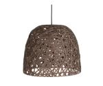 Závesná lampa Leitmotiv Nest cone large dark brown, 40cm