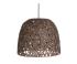 Závesná lampa Leitmotiv Nest cone large dark brown, 40cm
