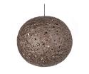 Závesná lampa Leitmotiv Nest round large dark brown, 50cm