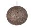 Závesná lampa Leitmotiv Nest round large dark brown, 50cm