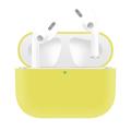 Silikónové puzdro Solid case žlté – Apple AirPods Pro