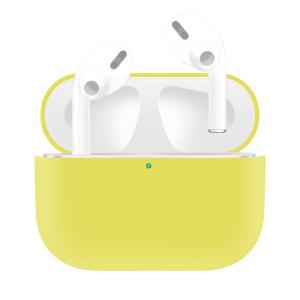 Silikónové puzdro Solid case žlté – Apple AirPods Pro