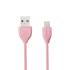 Dátový kábel Remax RC-050i Lesu Lightning 1m ružový