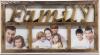 Fotorám na 3 fotky, Family bronz, 40x22cm