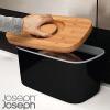 Chlebník JOSEPH JOSEPH Steel Bread Bin, čierny