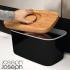 Chlebník JOSEPH JOSEPH Steel Bread Bin, čierny