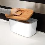 Chlebník JOSEPH JOSEPH Steel Bread Bin, biely